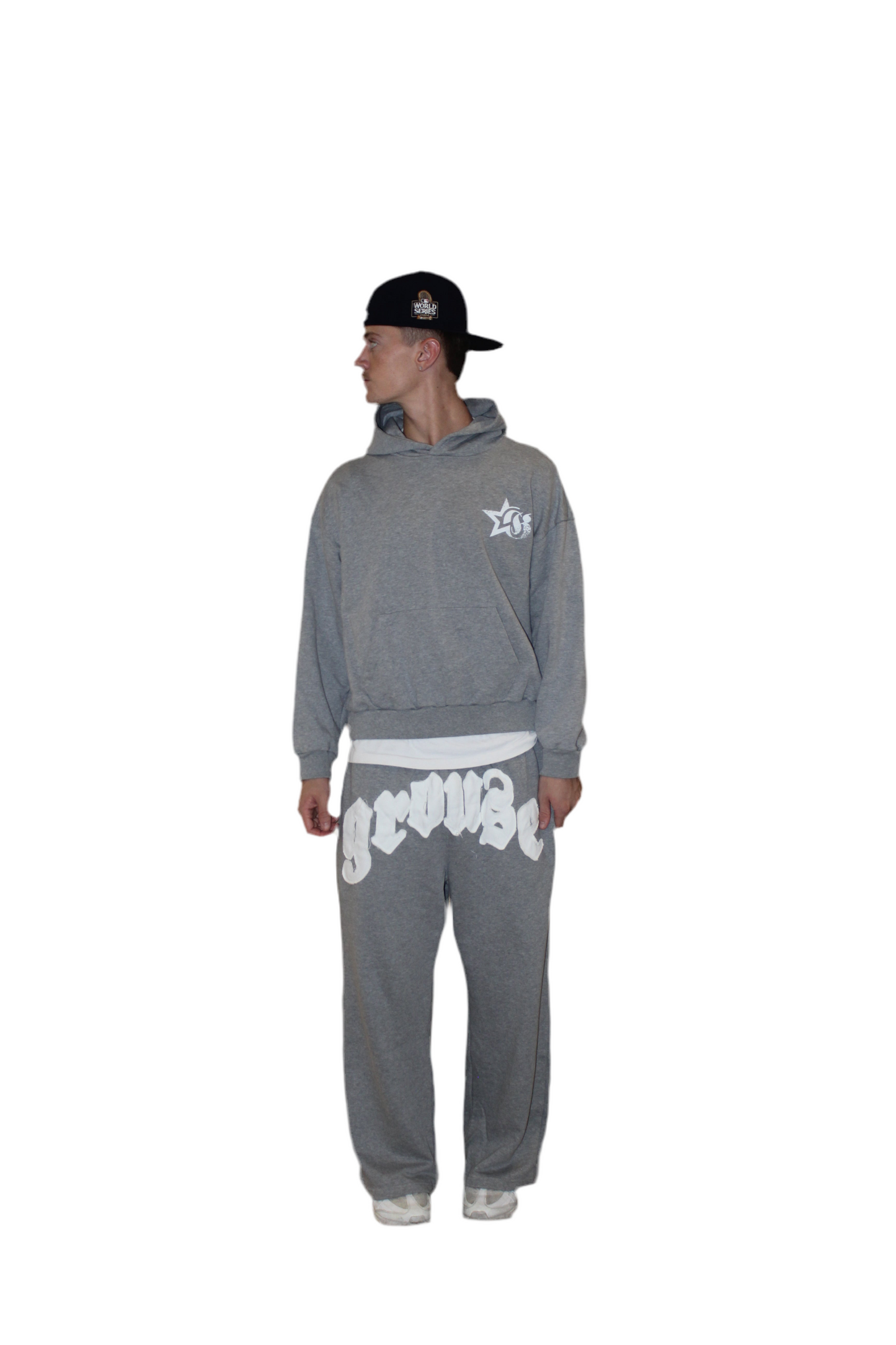 GREY TRACKSUIT SET