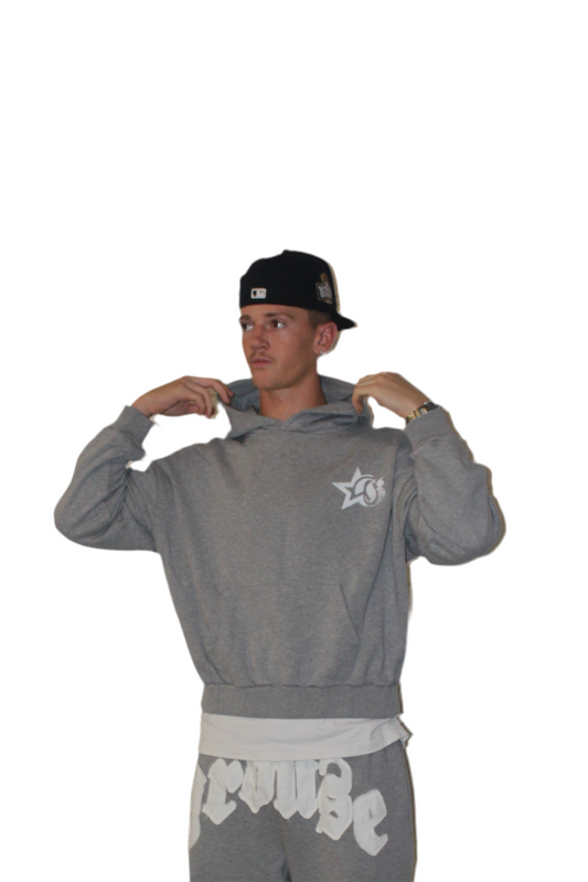 GREY TRACKSUIT HOODIE