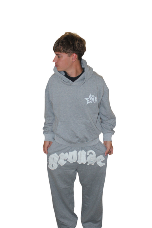 GREY TRACKIE BOTTOMS